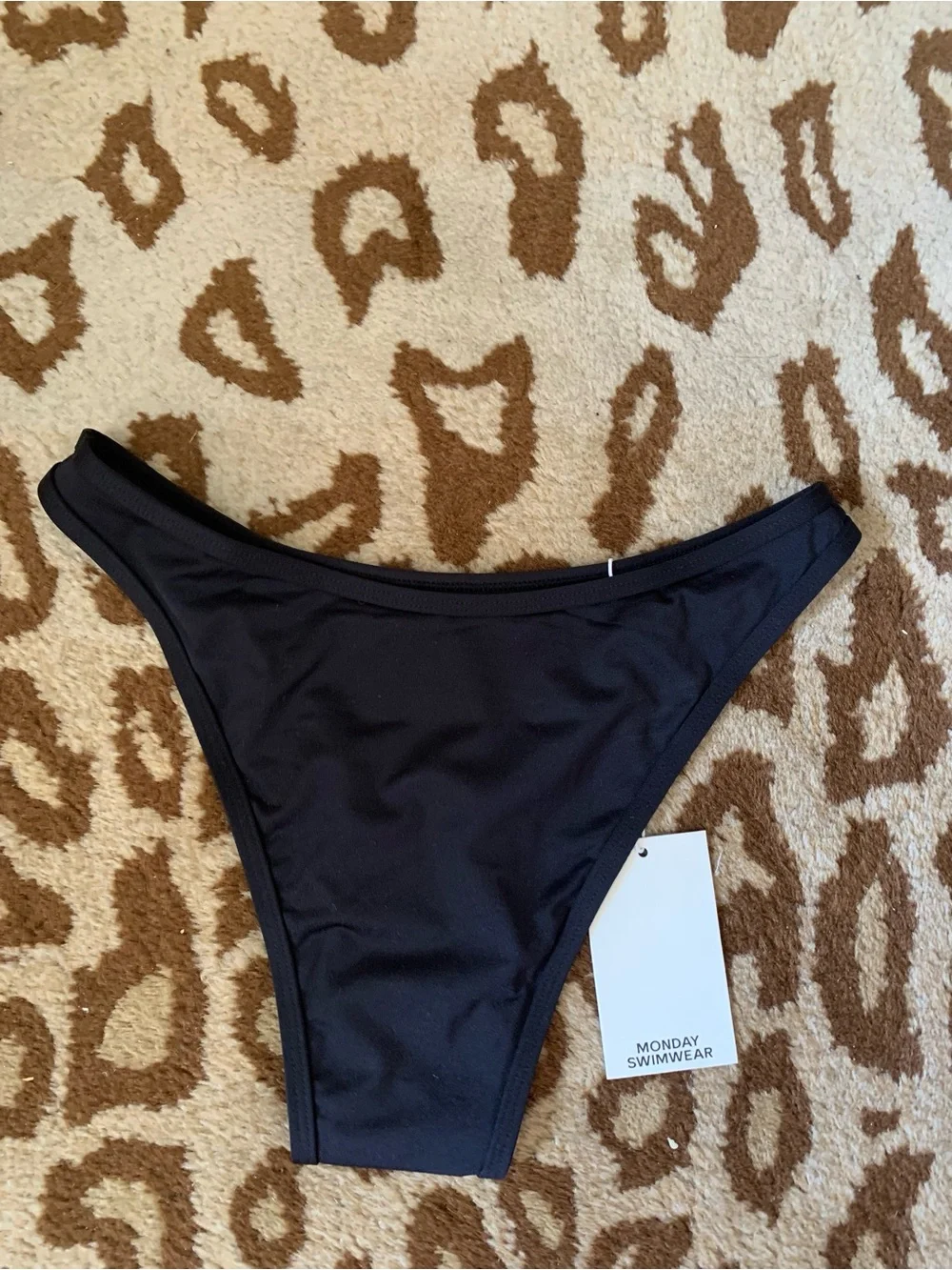 Monday Swimwear Black High-Leg Bikini Bottom